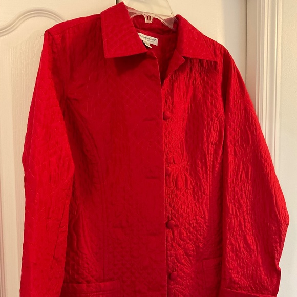 Coldwater Creek red light jacket - Picture 1 of 5